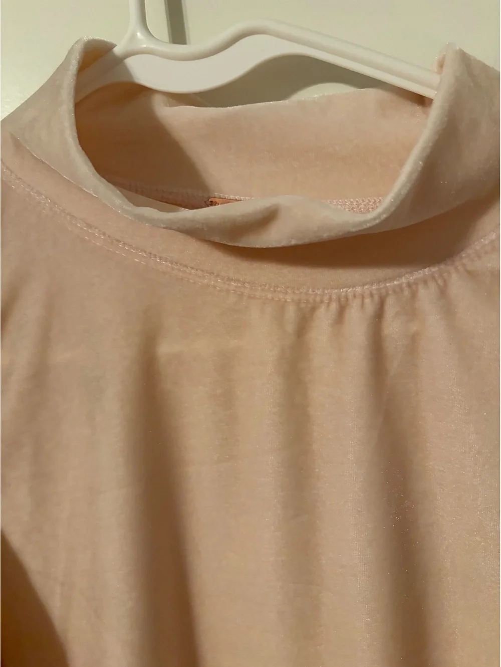 Free People XL Pink Velvet Puff Sleeve Top